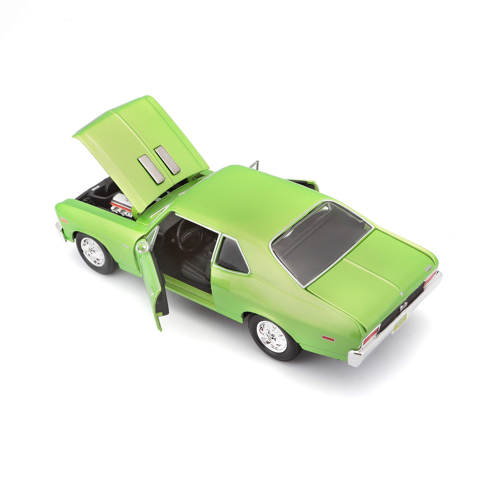 124 Scale 1970 Chevrolet Nova SS Diecast Vehicle Colors May Vary , Green