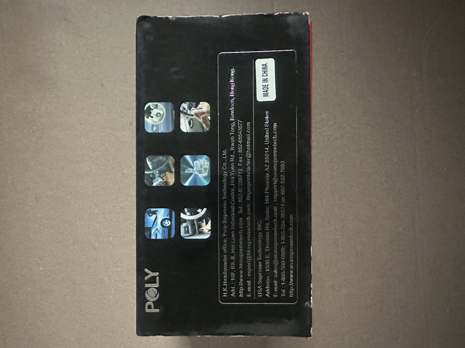 Fingerprint Car Security System Anti Auto-theft Remote Control