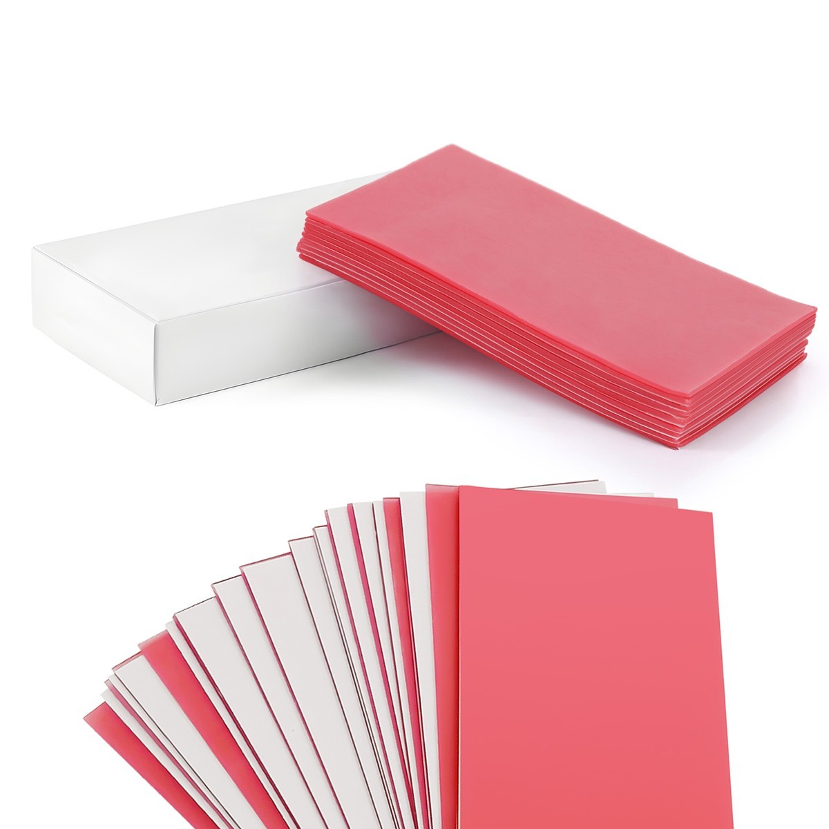 18 Sheets Dental Base Plate Wax Red Modeling Wax 1.3mm Utility Instruments