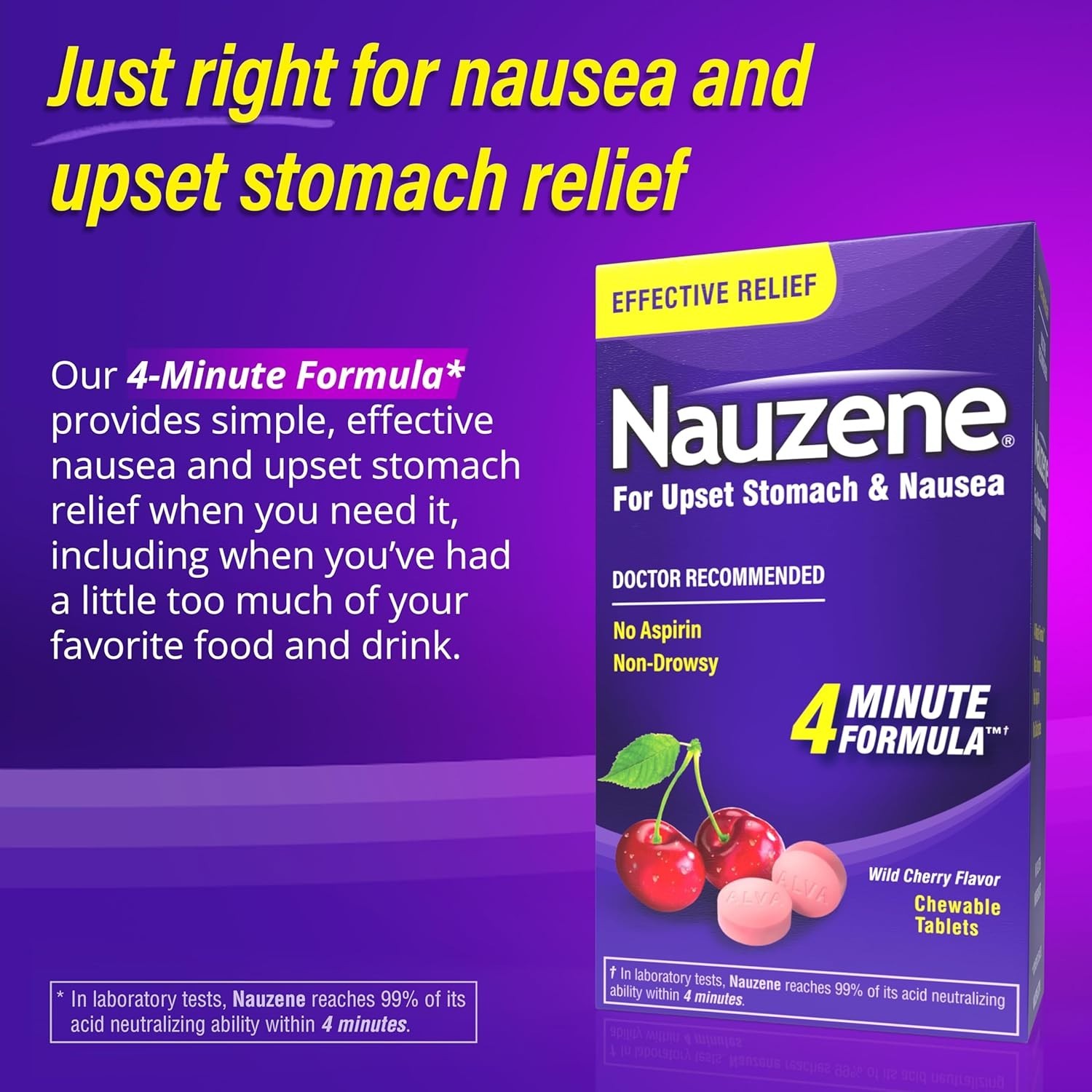 Nauzene Chewable Tablets 42 Count