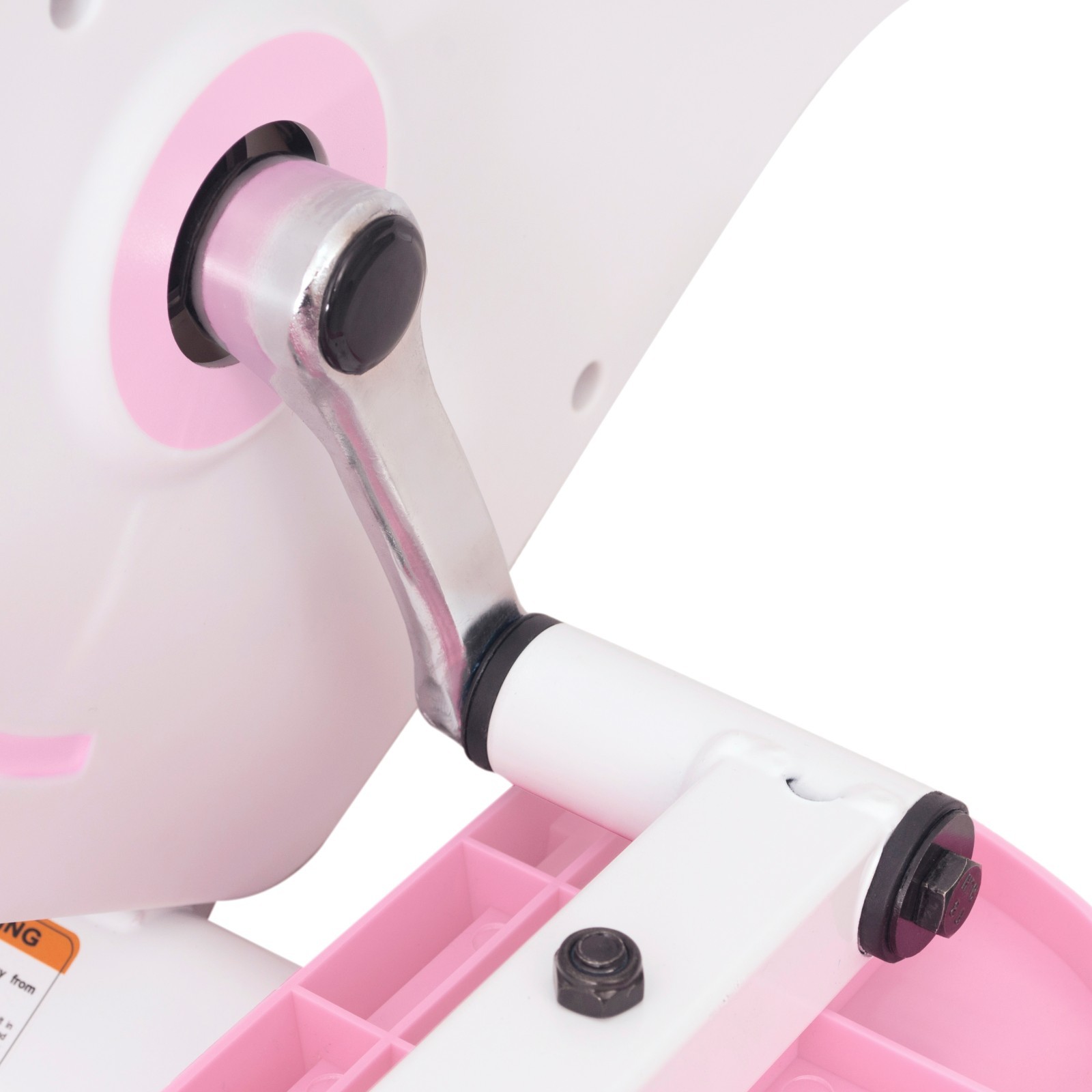 Pink Sitting Under Desk Pedal Exerciser Portable Training Machine Leg Exercise