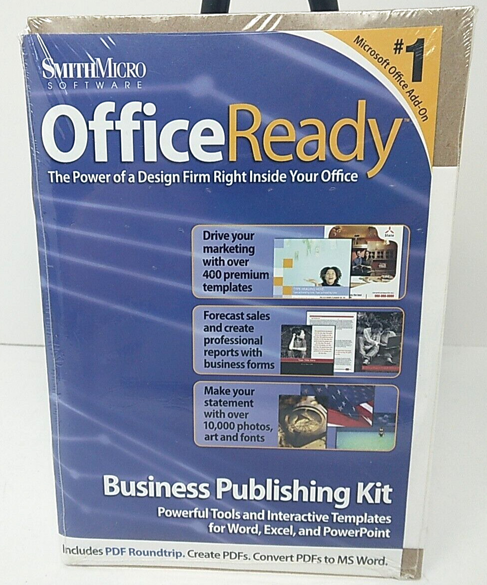 Office Ready Smith Micro | Business Publishing Kit | Powerful Tools | Wrd, Exl,P