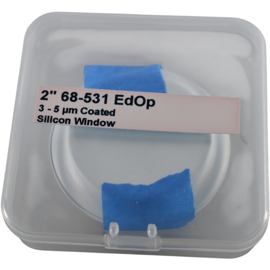 NEW Edmund Optics 68-531 Silicon AR Coated Infrared Window 2 Inch Dia 2mm Thick