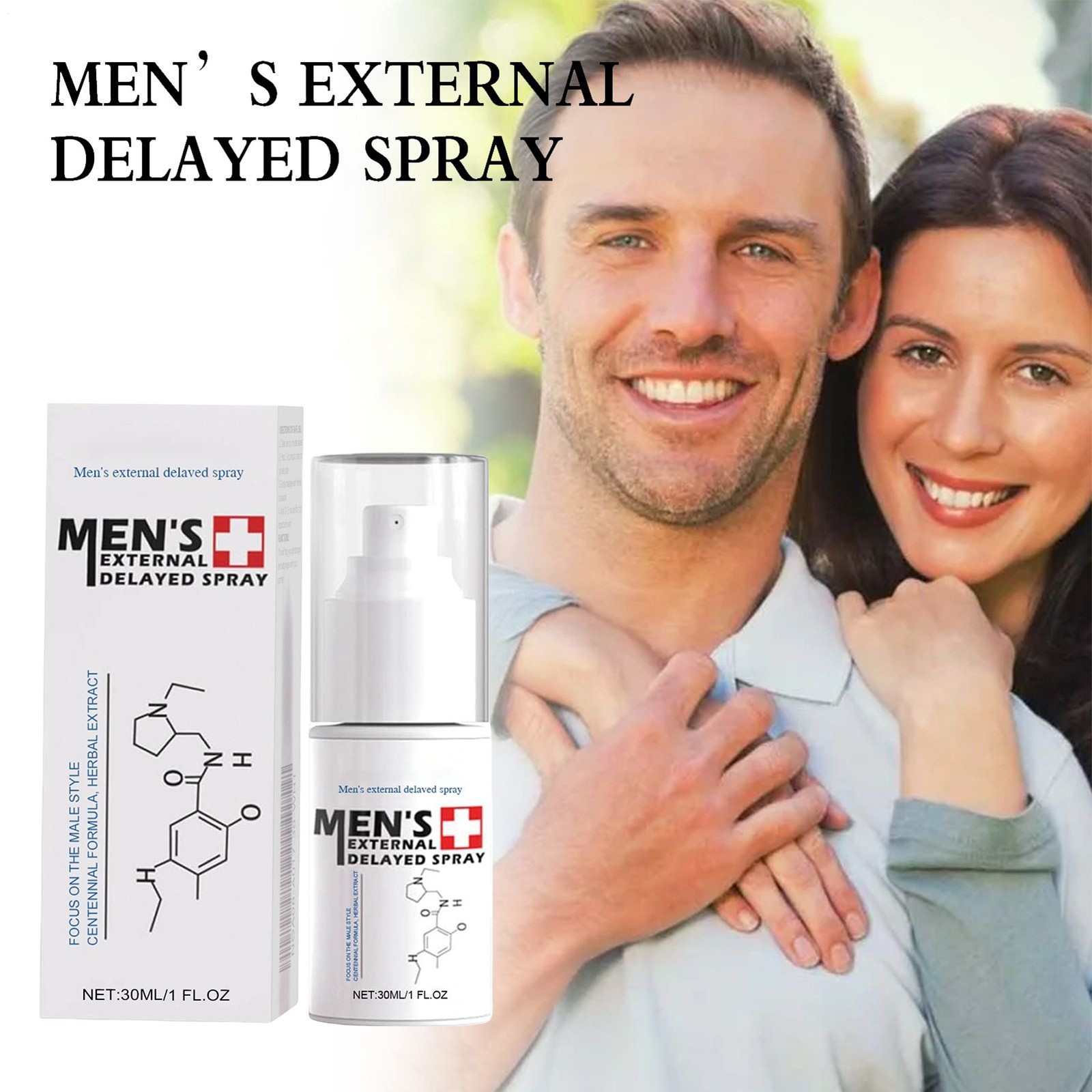 30ml Powerful Vigra Delay Spray For Men Penis Premature Ejaculation Enlargement