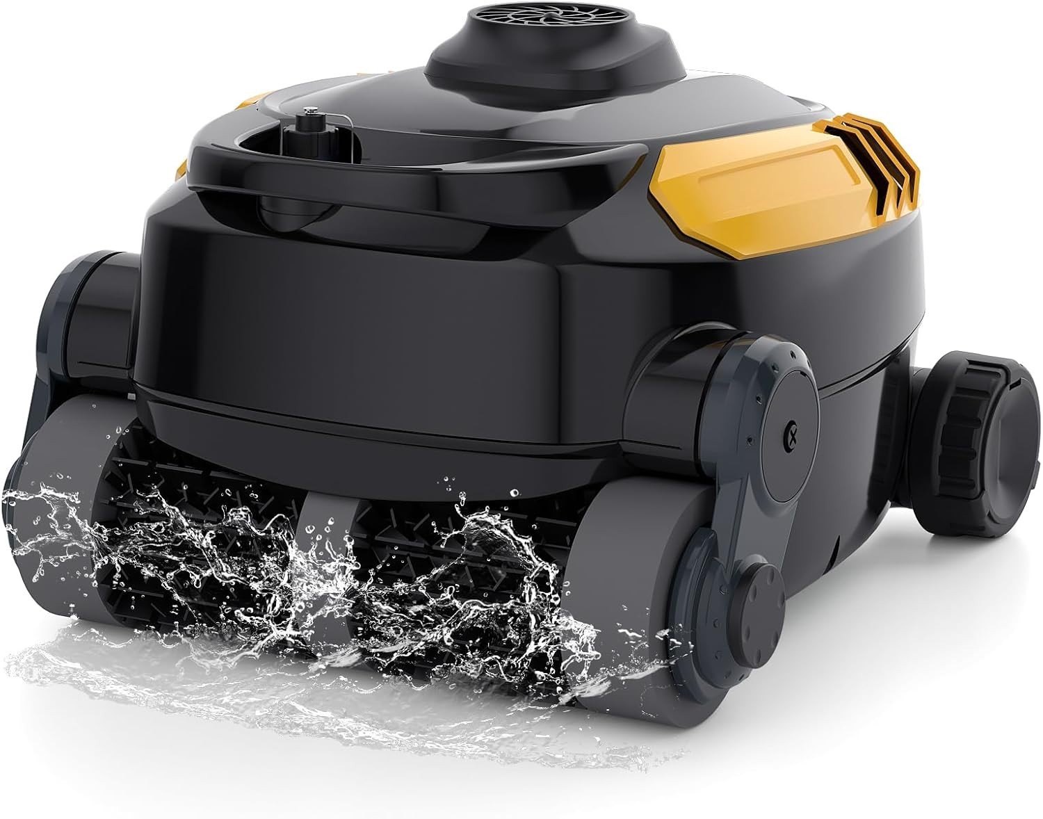 Cordless Robotic Pool Cleaner, Wall Climbing, Extended Battery Life, 0.28 Cu Ft