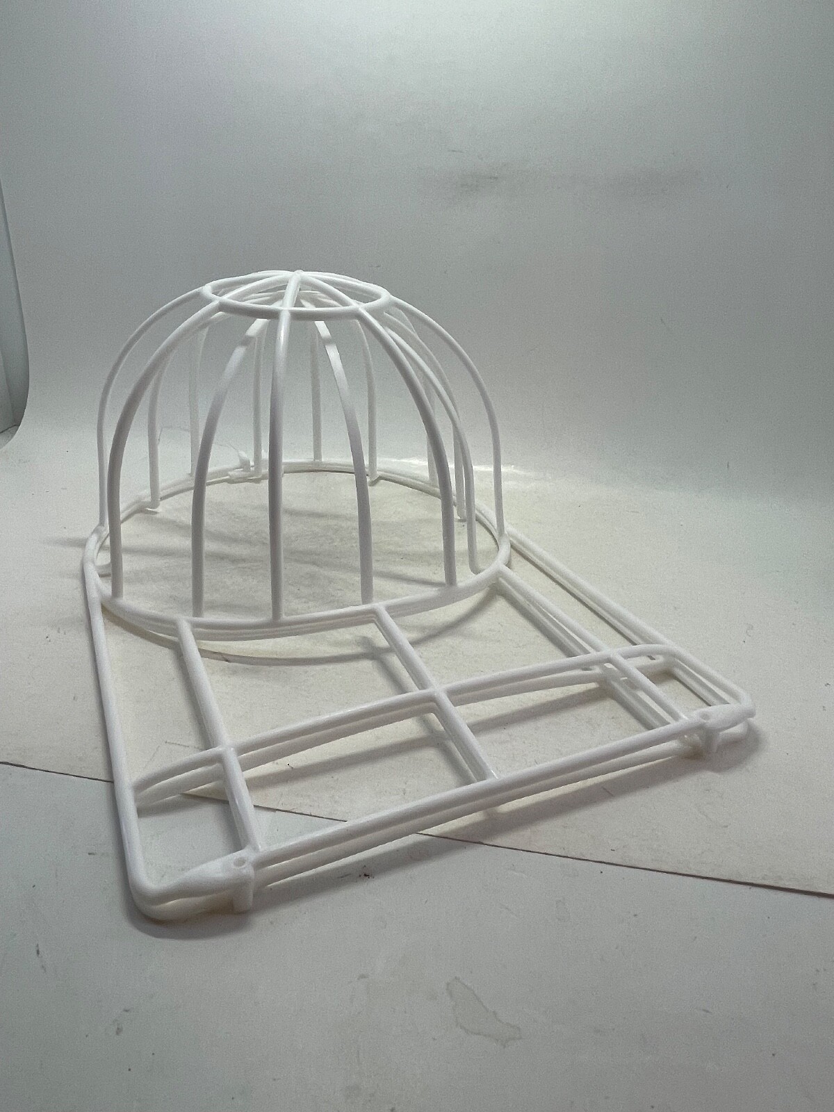 2-Piece Ball Cap Washer Frame - Plastic White