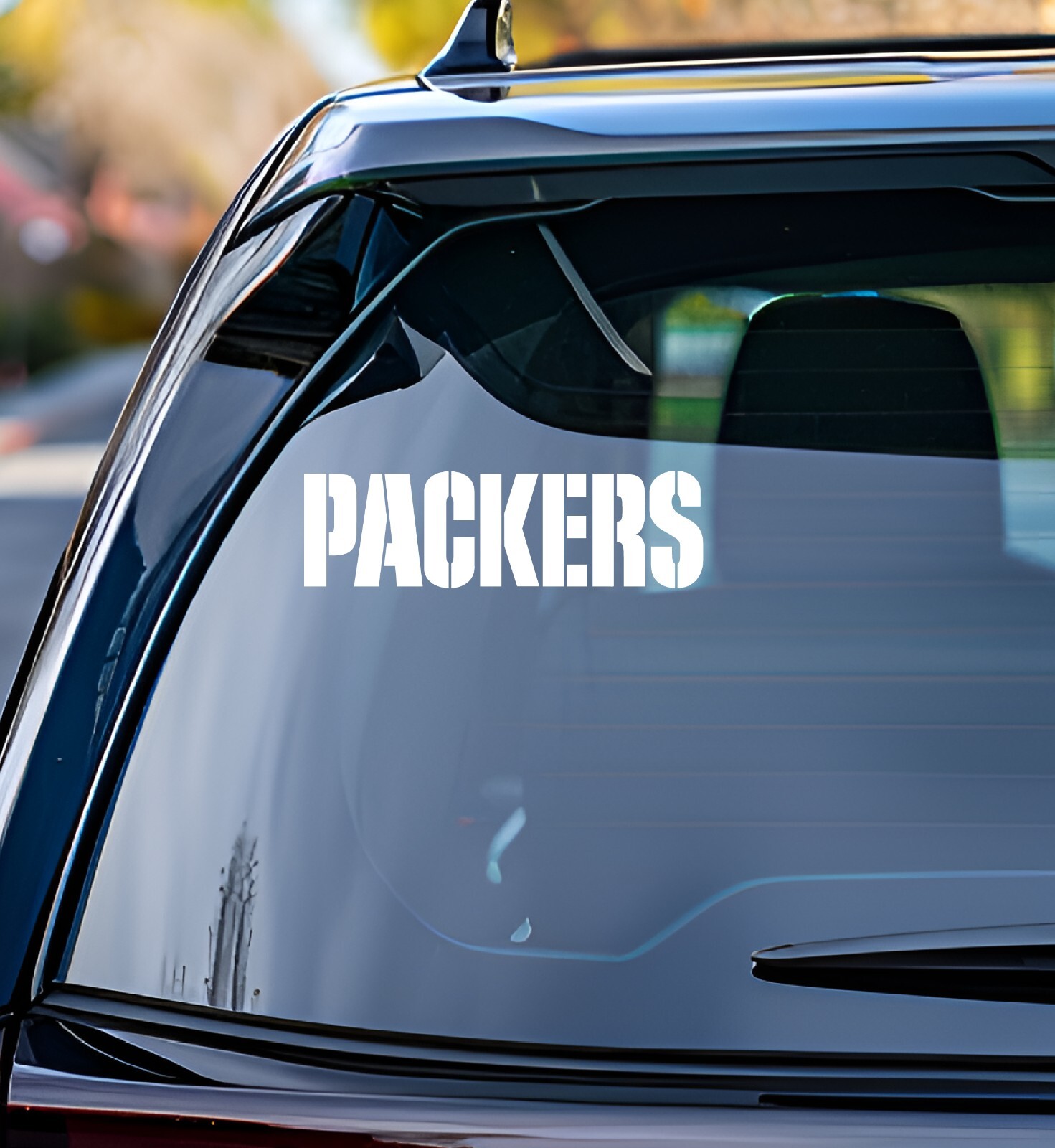 Green Bay Packers Vinyl Decal Car Truck Vehicle Window Wall Sticker White v2