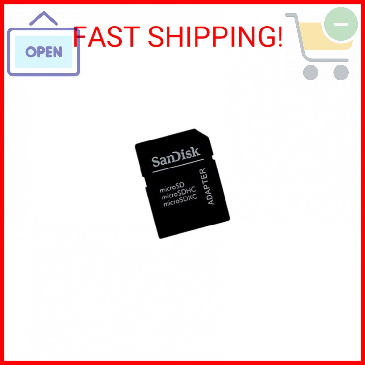 SanDisk MicroSD to SD Memory Card Adapter , Black