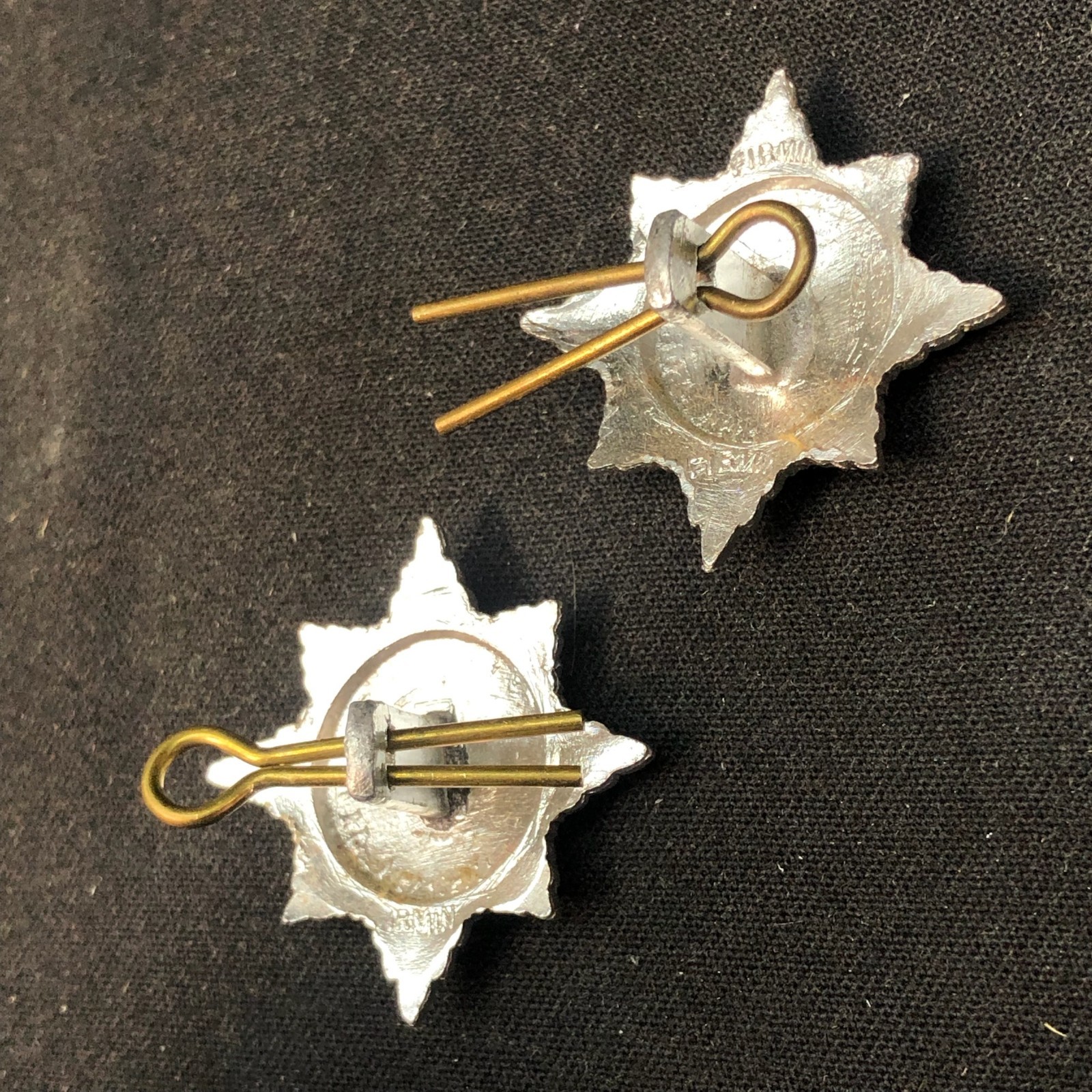 Original British Collar Badge Pair - Royal Dragoon Guards