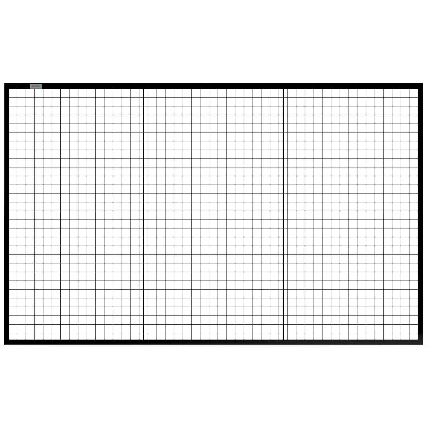 Global Industrial Machine Wire Guard Panel 8'W Black