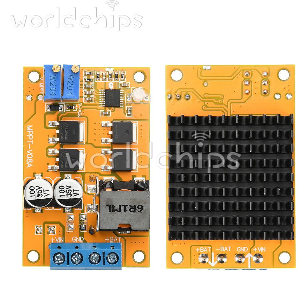 DC8-28V 5A 100W MPPT Solar Charging Panel Regulator Controller 9V 12V 24V Switch