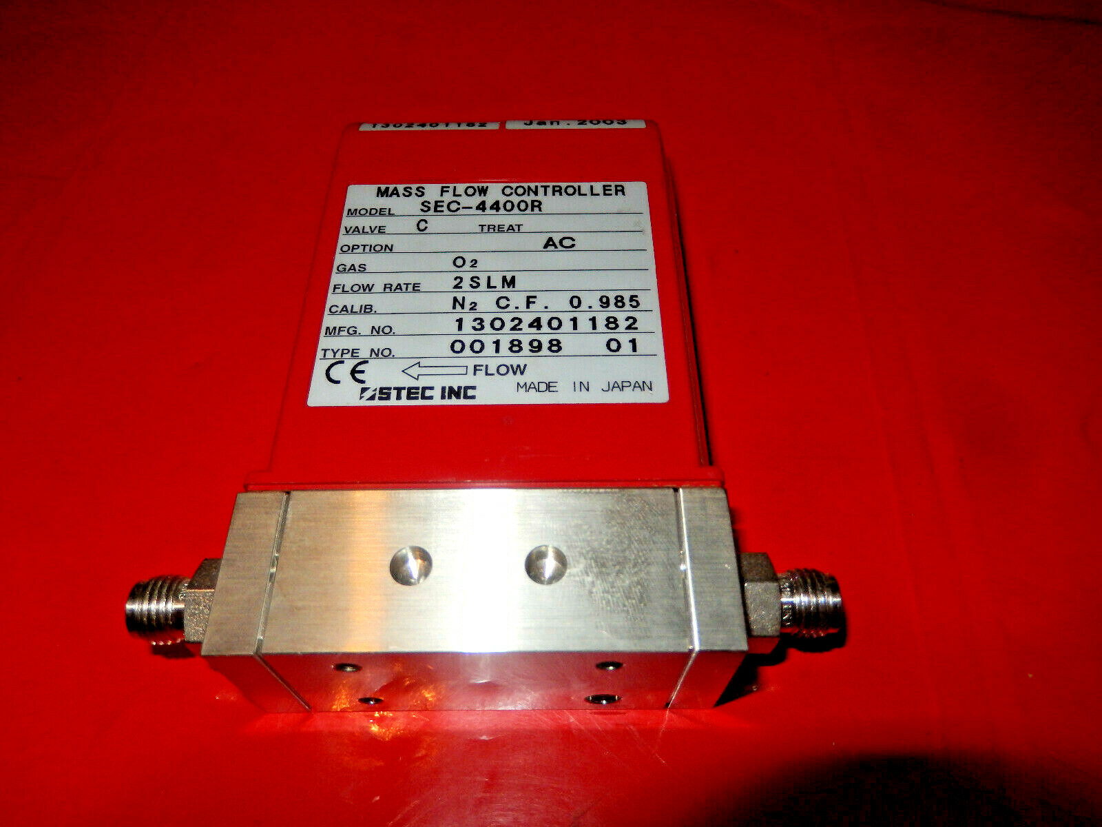 SEC-4400R, MassFlow controller