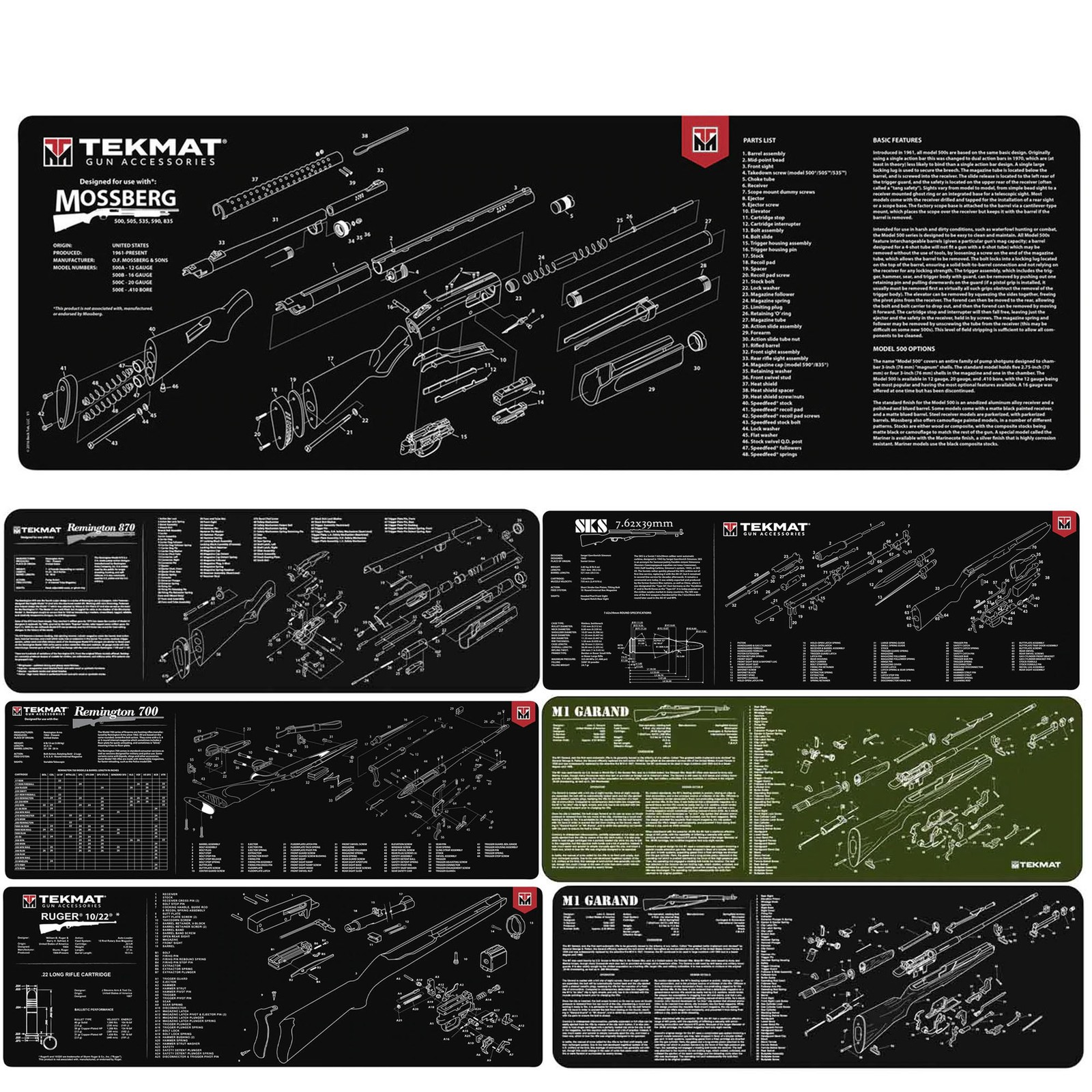 TekMat 36" X 12" Long Gun Cleaning Mat