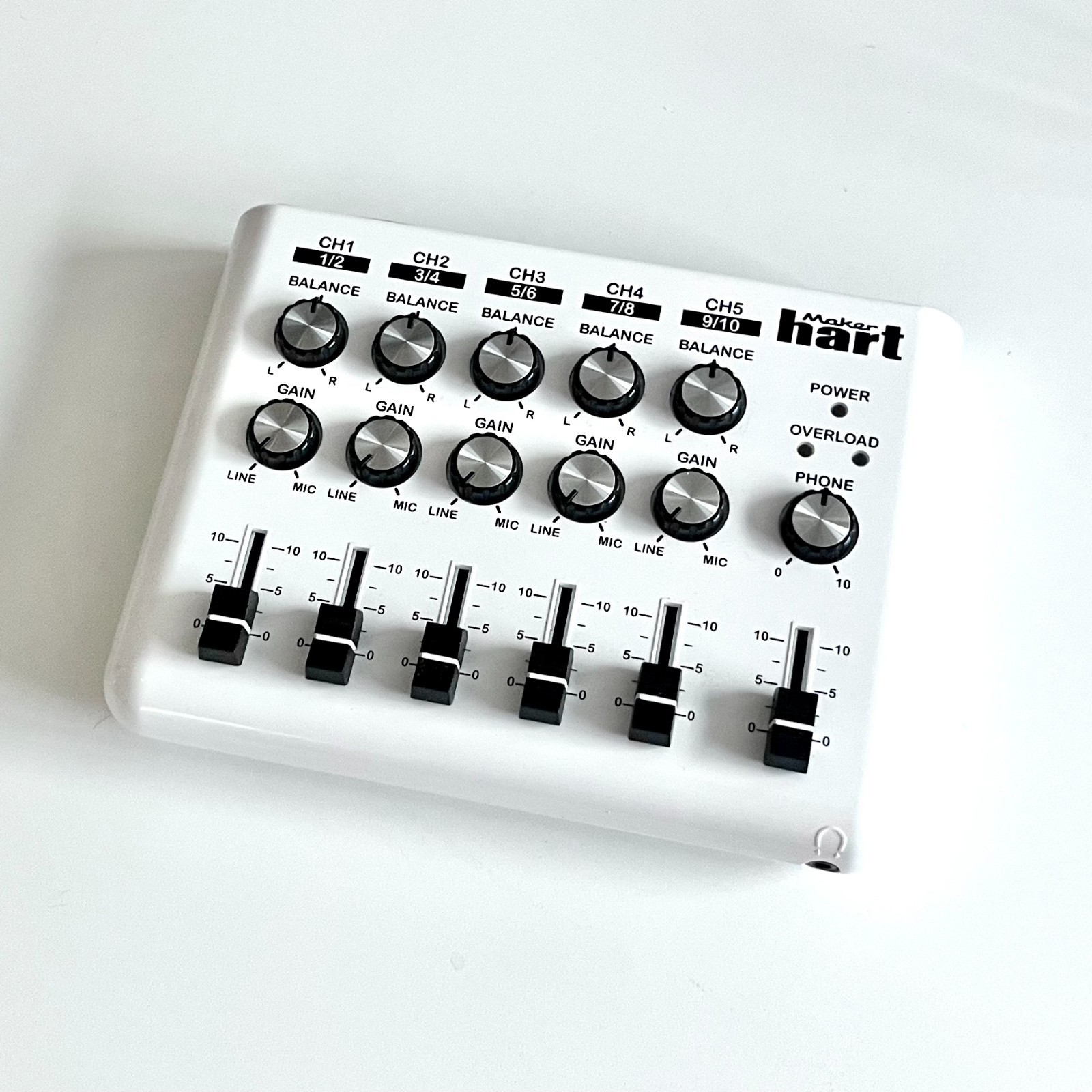 Maker Hart LOOP MIXER | 5-Channel Compact Stereo Audio Mixer