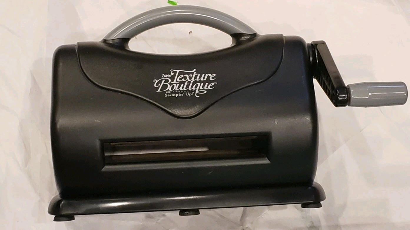 Stampin' Up! Texture Boutique Die Cutting Machine by Sizzix Stamping Paper Craft