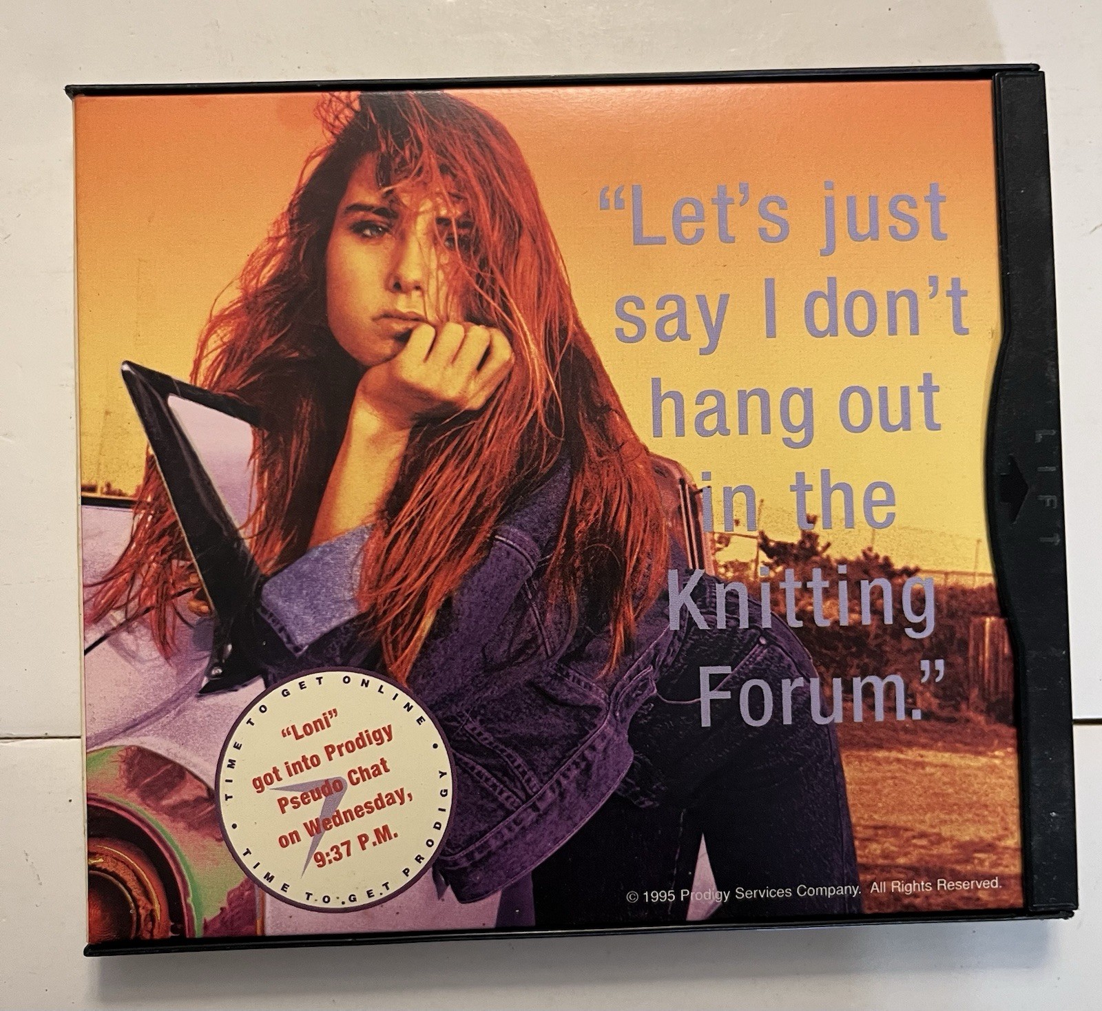 Vintage 1995 Prodigy Internet PC CD-ROM Advertising Disc CD