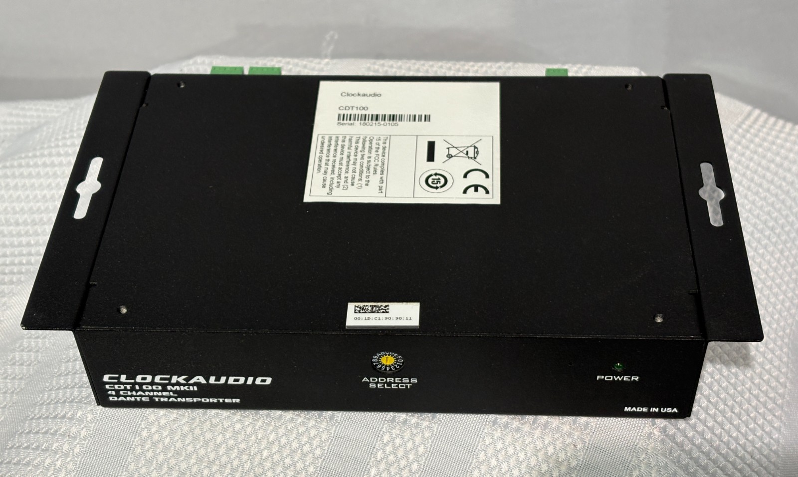 Clockaudio CDT 100 MK2 Dante Transporter