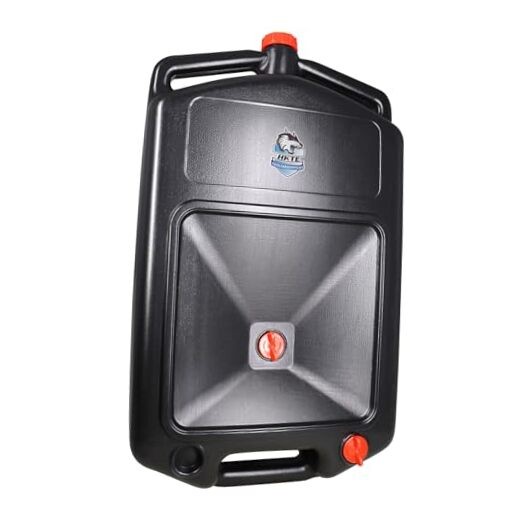 HKTE 2.4Gallon（10L） Oil Drain Pan, HDPE, Low Profile, Durable 2.4 Gallon