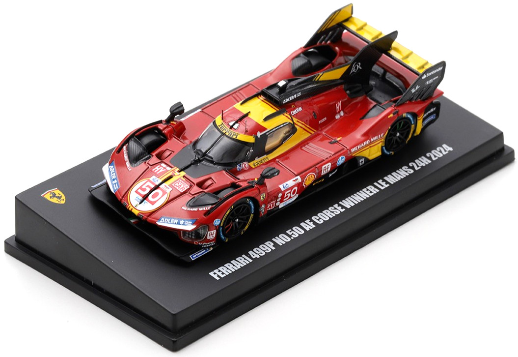 LookSmart Ferrari 499P #50 - AF Corse - 2024 24hrs Le Mans 1:64 Car LS64002LM