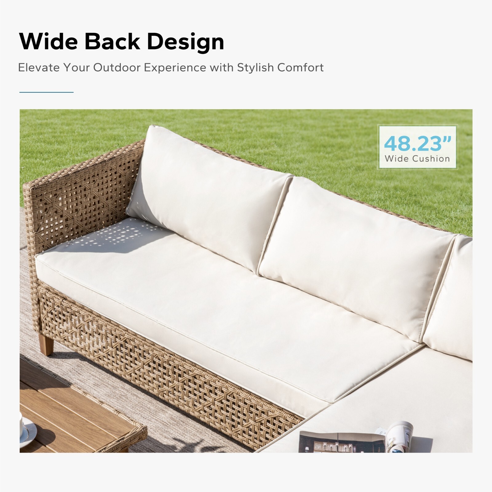 Rattan Furniture Outdoor Furniture Patio Conversation Set Outdoor Wicker Sofa