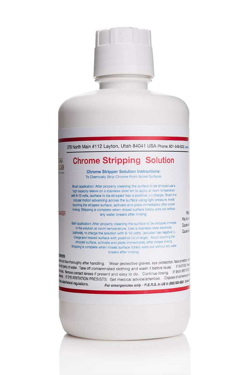 Chrome Stripping Solution - 32 oz/1 Liter