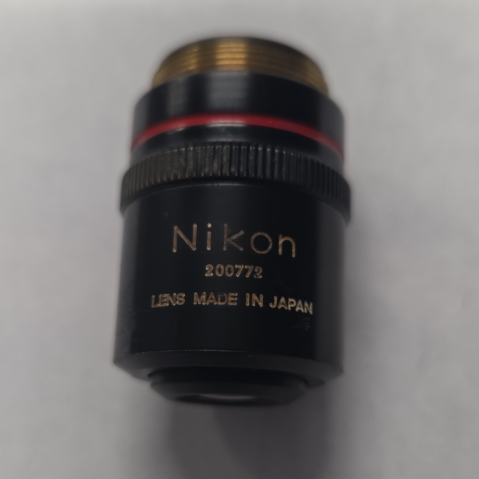 Nikon Plan 4 Microscope Objective 4x 200772 Biological Medical Lab