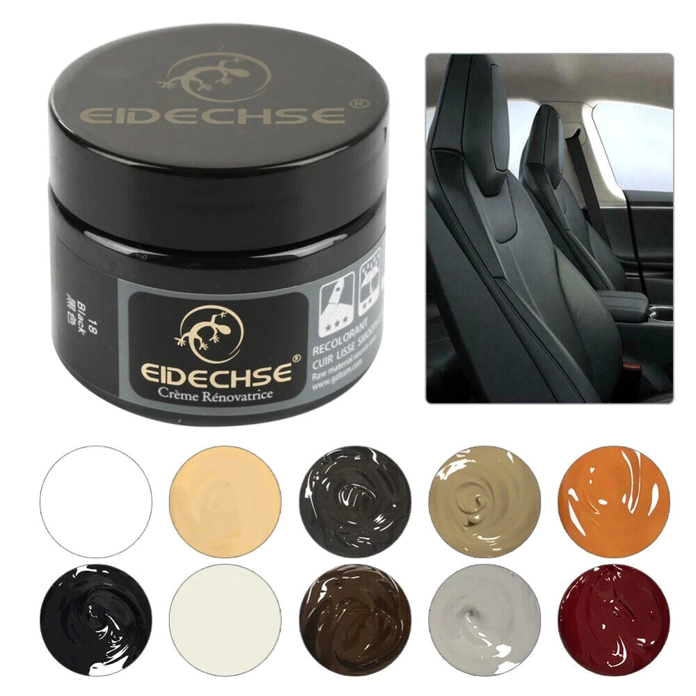 Leather Repair Filler Cream Restore Car Seat Sofa Scratch Scuffs Holes Rips 50g~