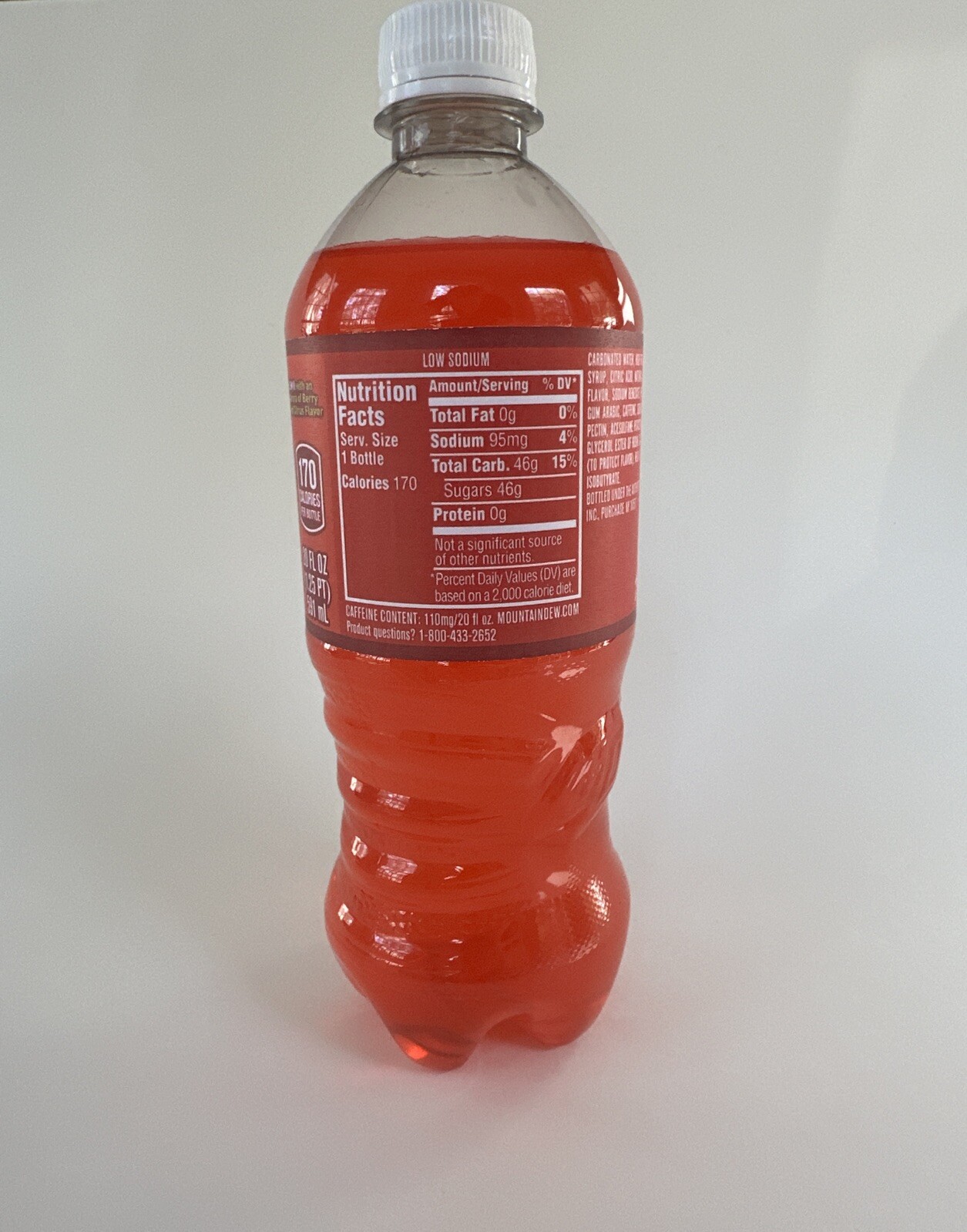 Mountain Dew Goji Citrus Strawberry Bottled Collectible Never Released *CUSTOM*
