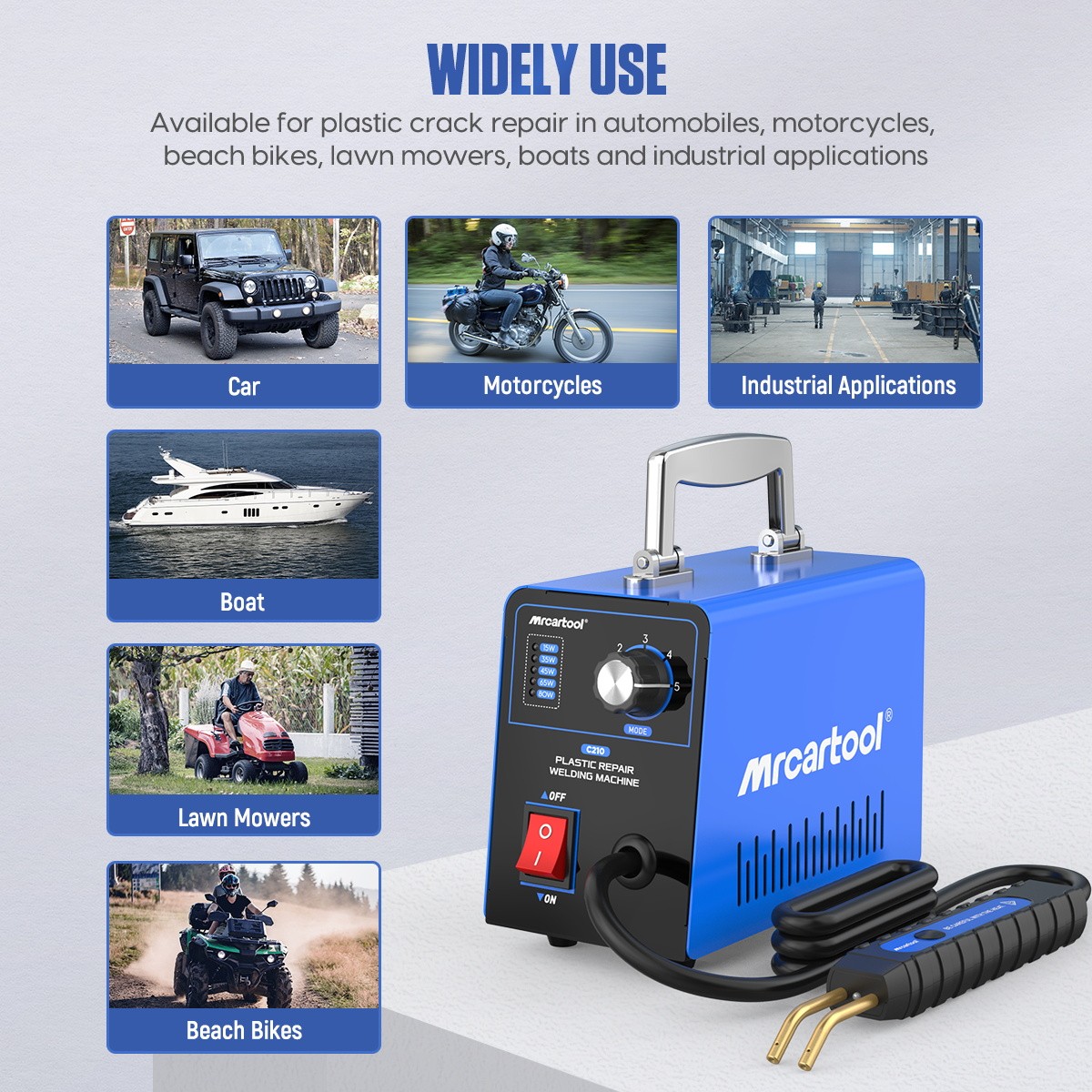 Hot Stapler Plastic Repair Welder Car Bumper Repair Welding Machine 600 Staples