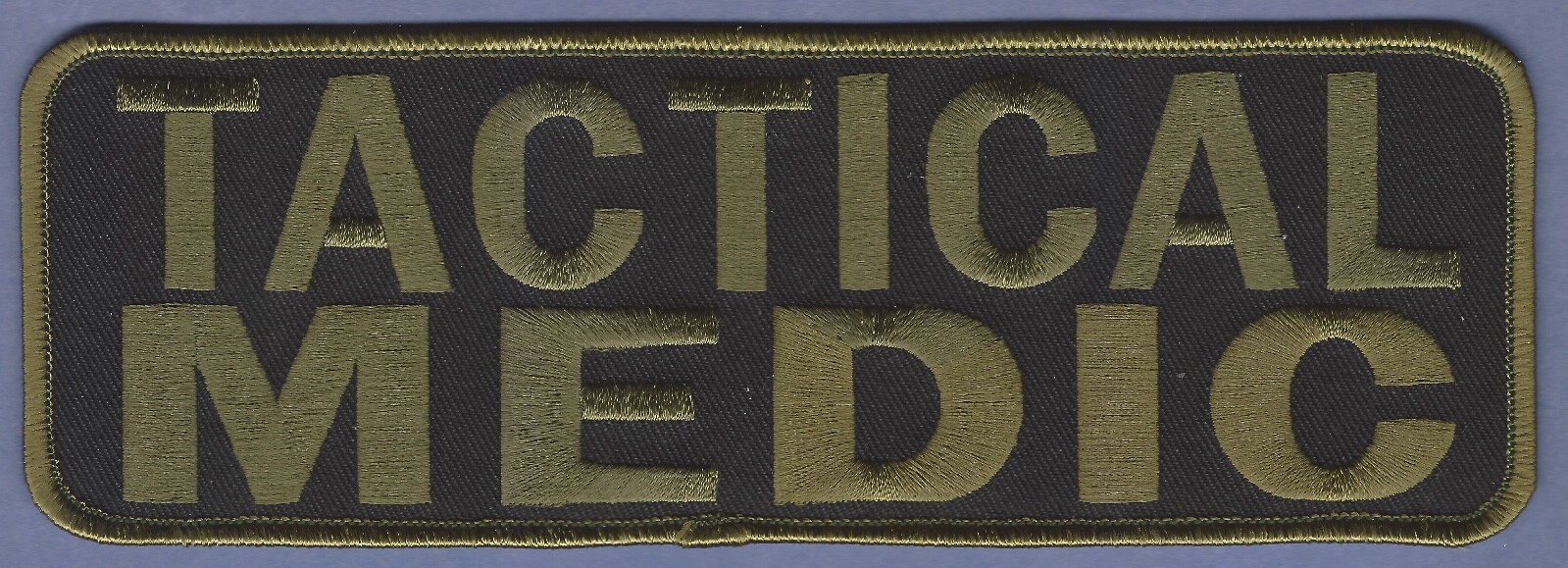 TACTICAL MEDIC JACKET PATCH 2.5" X  7.5" GREEN
