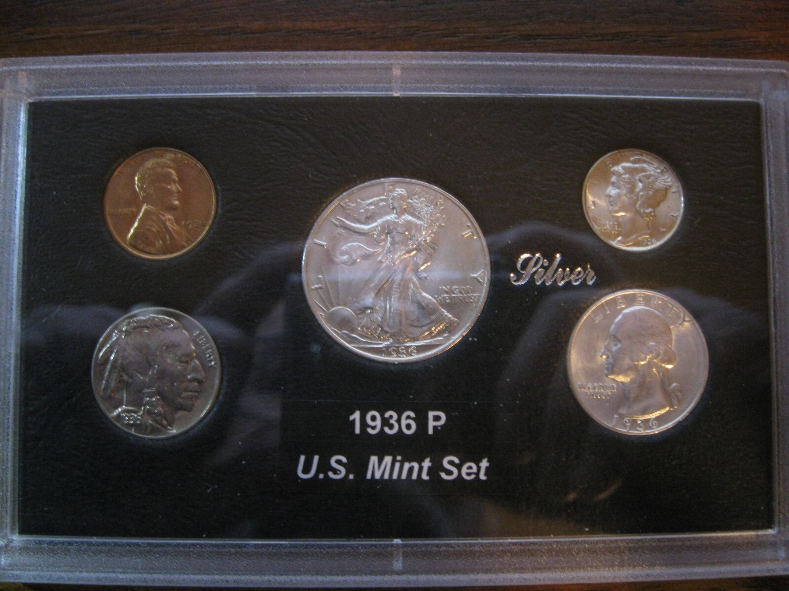 1936 P US Silver Mint Set Brilliant Uncirculated! Very Nice!