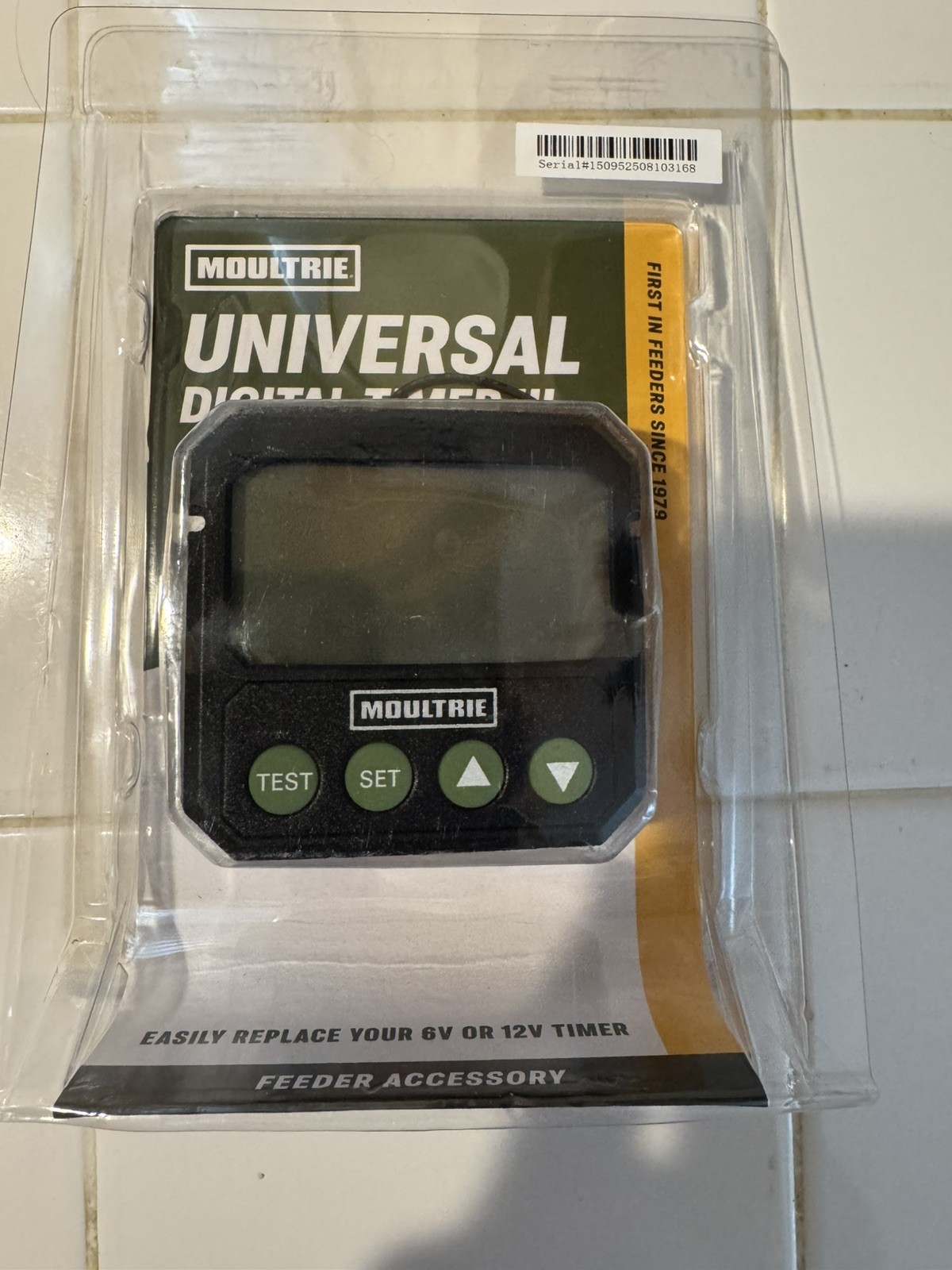 Moultrie Universal Digital Timer III Programmable Feeder Timer Black (MFA-15095)
