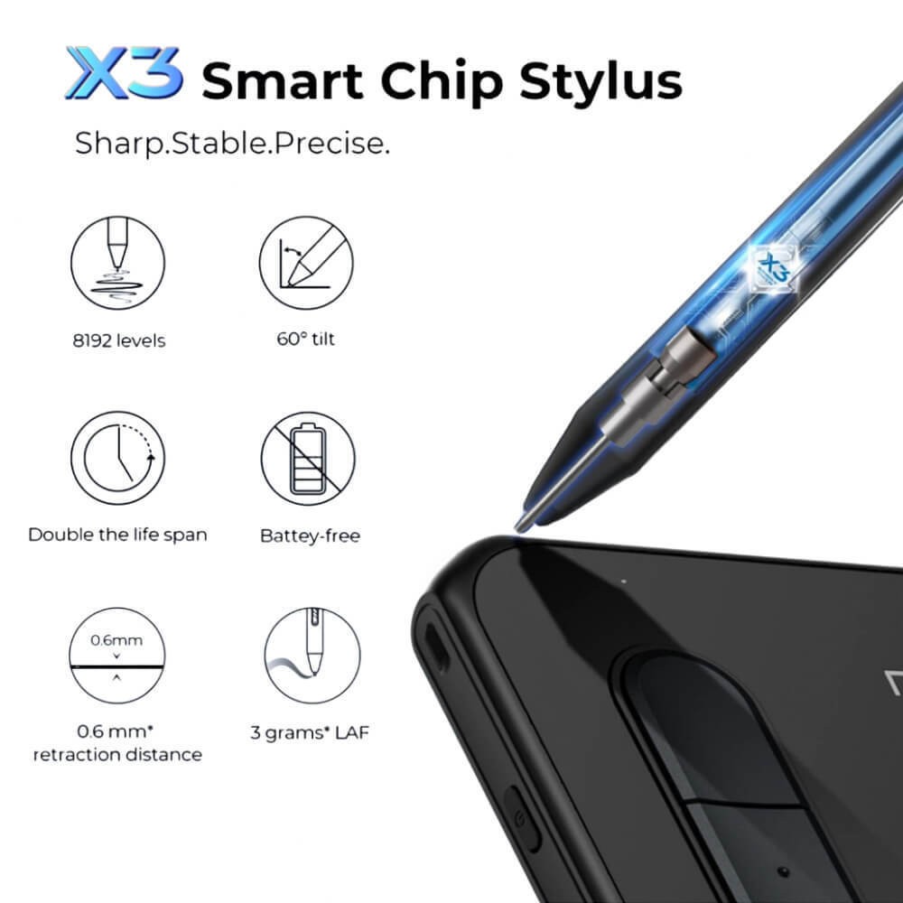 XPPen Deco MW 8x5" Bluetooth Drawing Tablet X3 Stylus 8 Keys for Win/Mac/Android