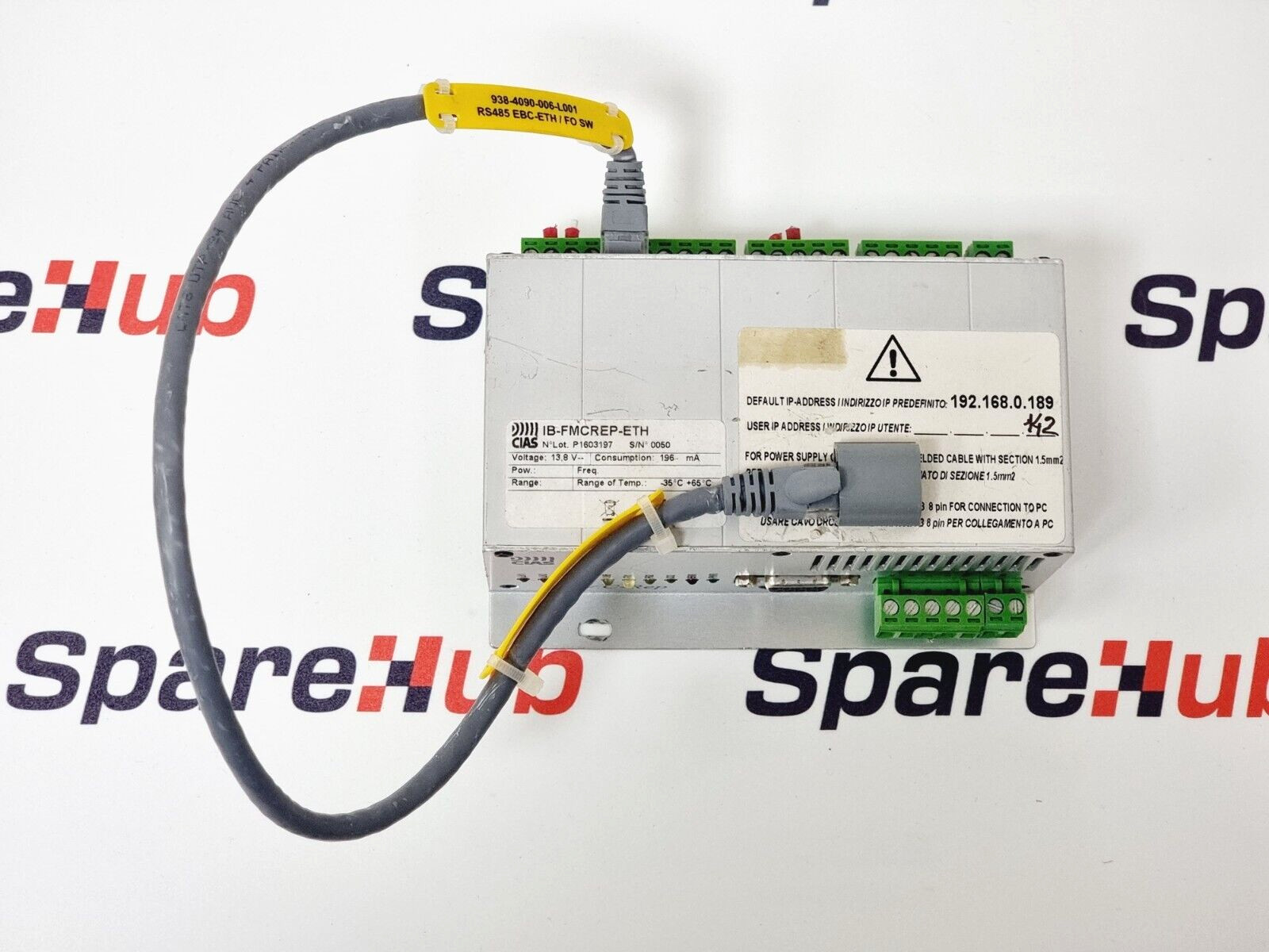 CIAS IB-FMCREP-ETH Data Repeater Module