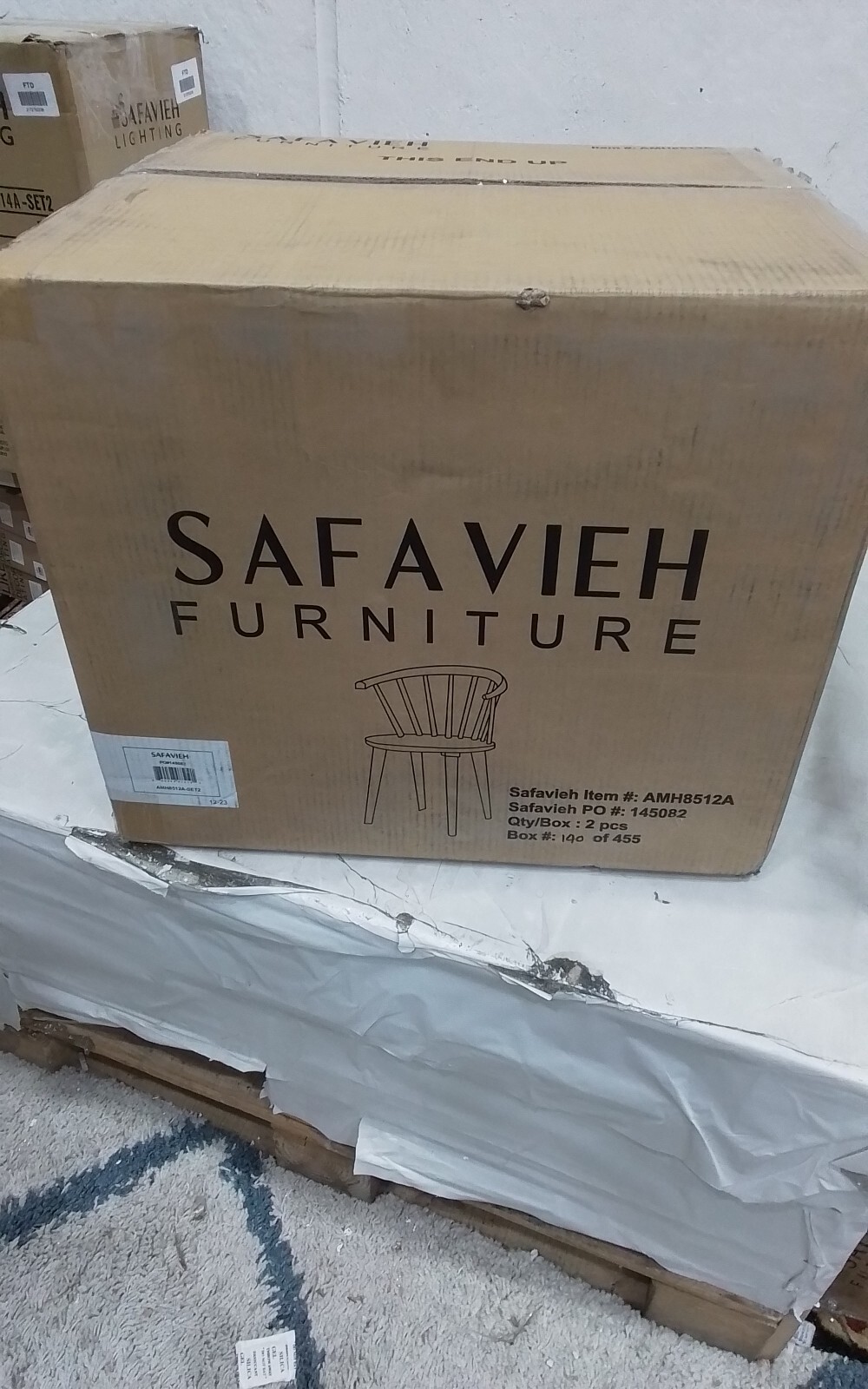 Safavieh BLANCHARD SIDE CHAIR, Reduced Price 2172752237 AMH8512A