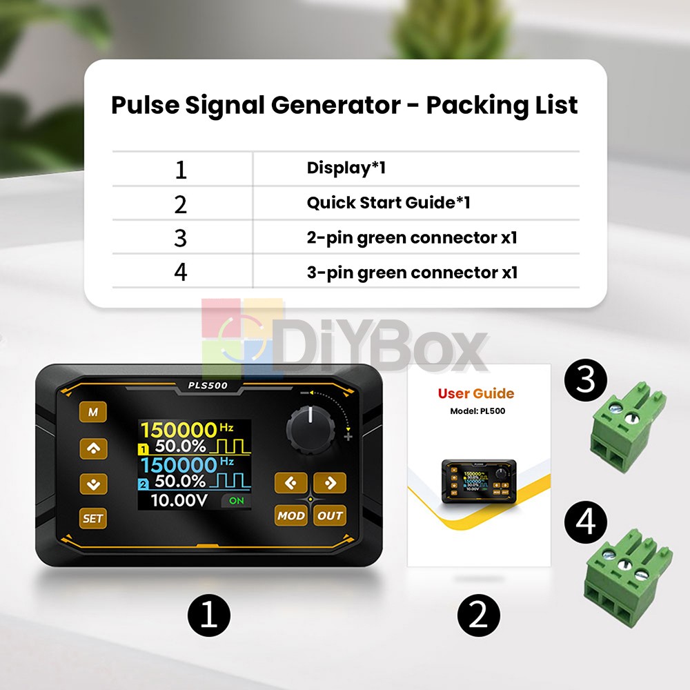 Signal Generator Module 2CH Adjustable Dead zone PWM Pulse Frequency Duty Cycle