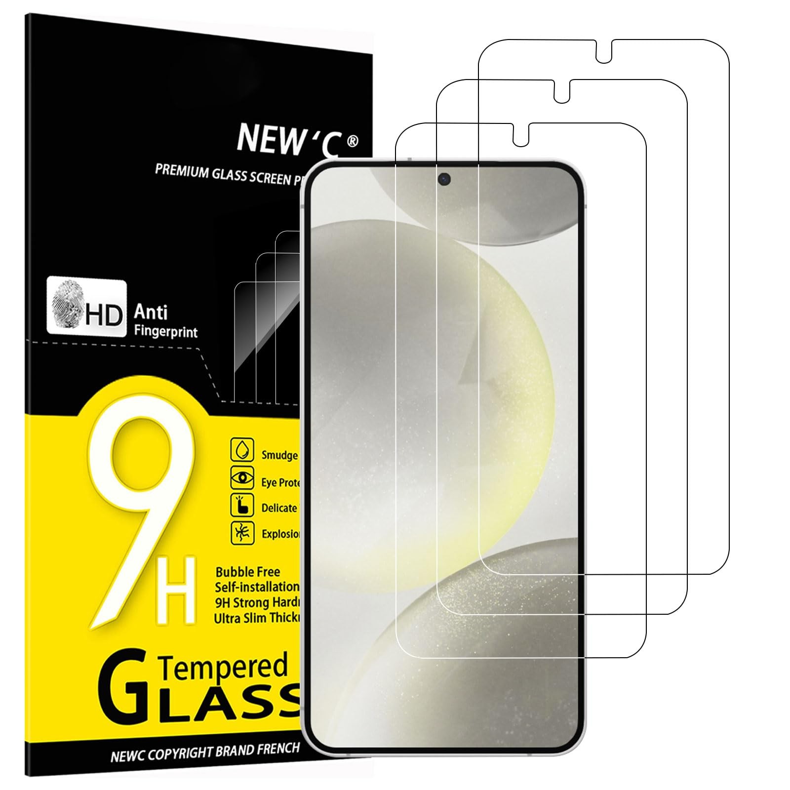 NEW'C 3 Pack Designed for Samsung Galax