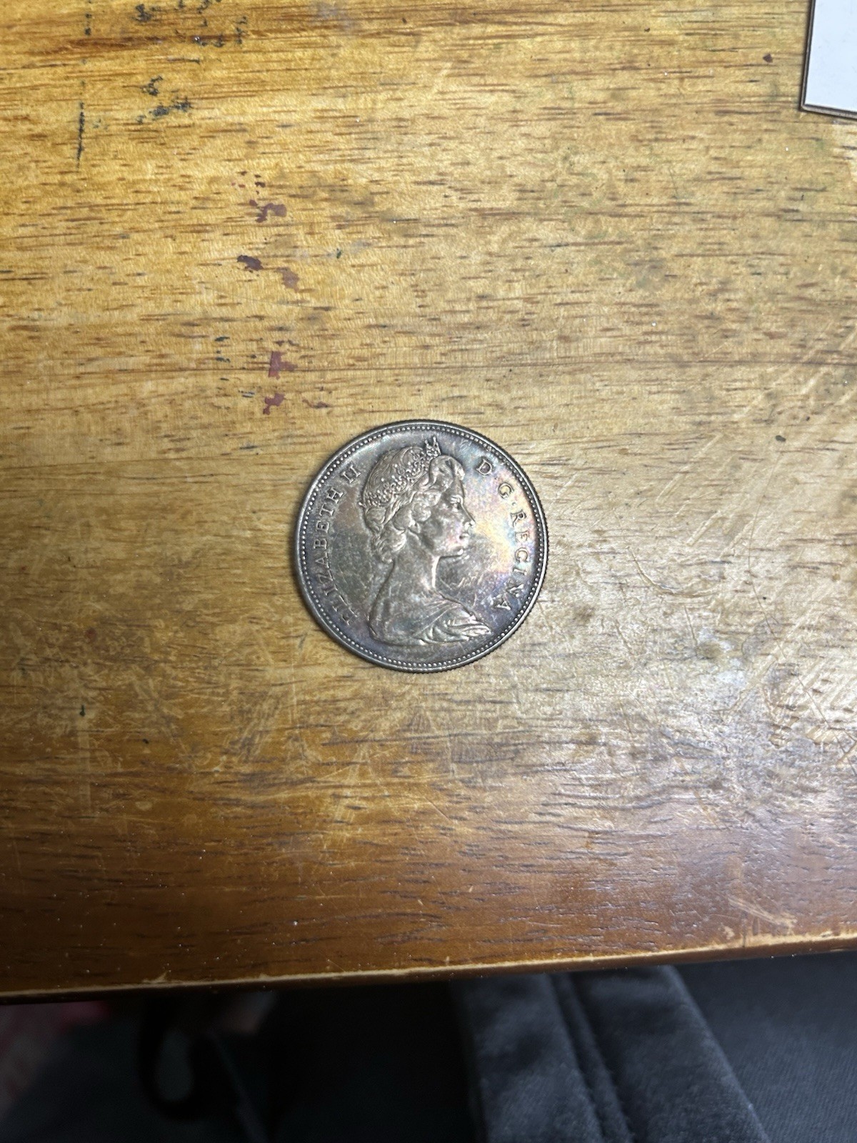 Canada 1967 $1 Goose Silver Coin 80% 0.6ozt asw TONER!