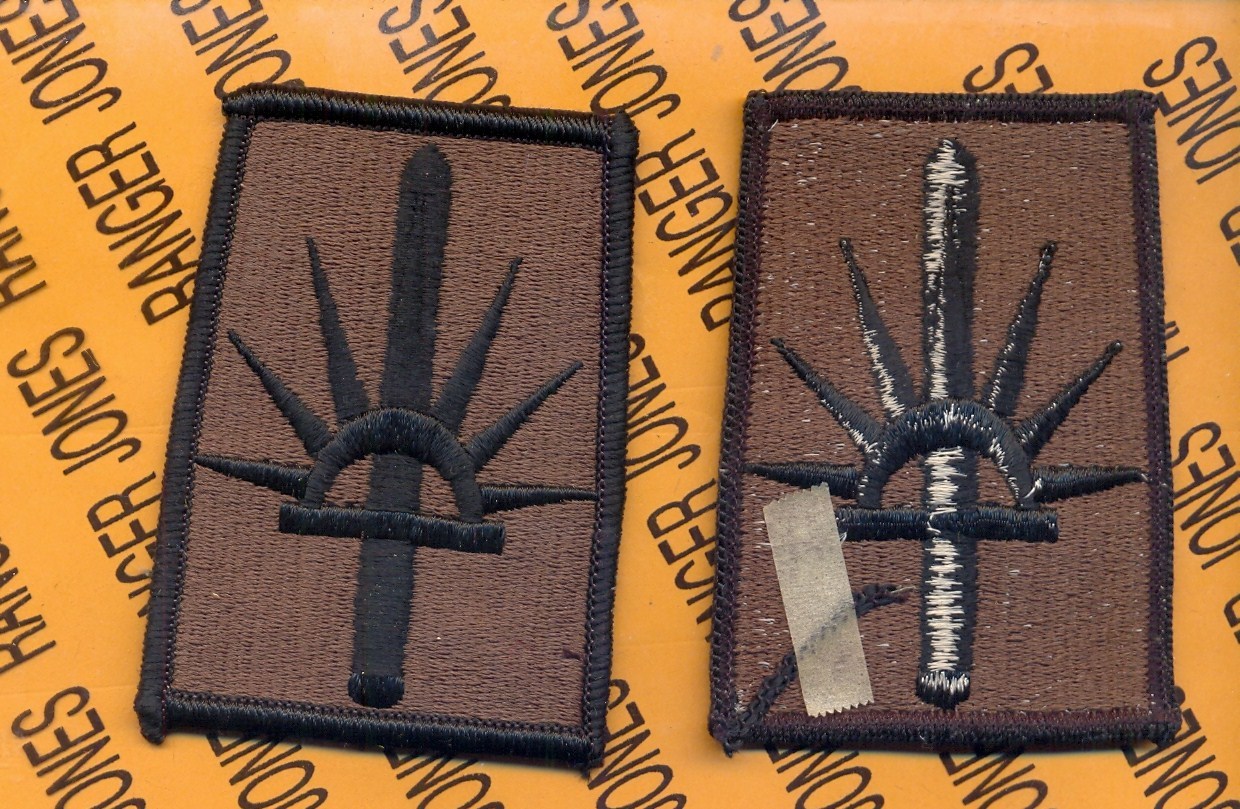 US Army New York National Guard ARNG OD Green Black BDU ~3.25" patch m/e T-III