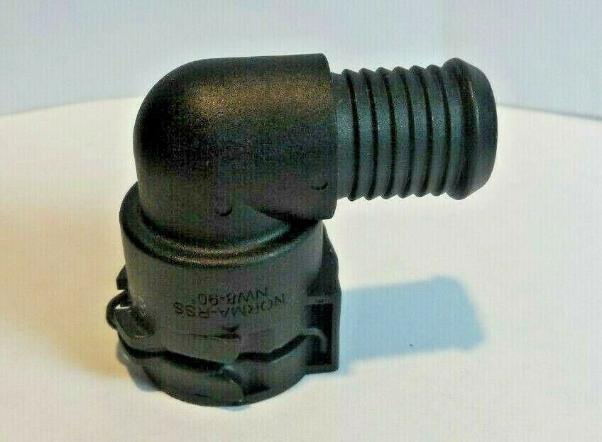 NORMA RSS Nw8 PA66-GF30 90 Degree Connector Quick Connect