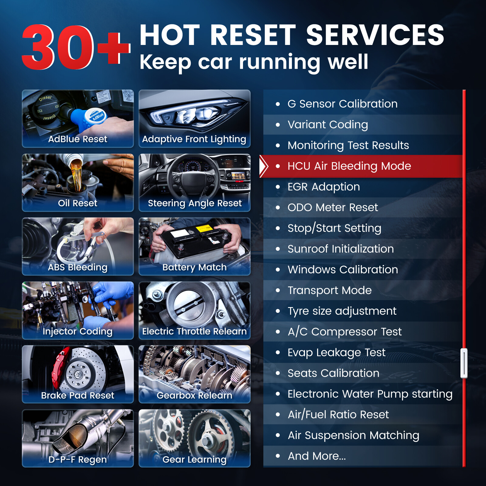 Bidirectional Car Diagnostic Tool OBD2 Scanner ECU Coding Fit For Hyundai & Kia