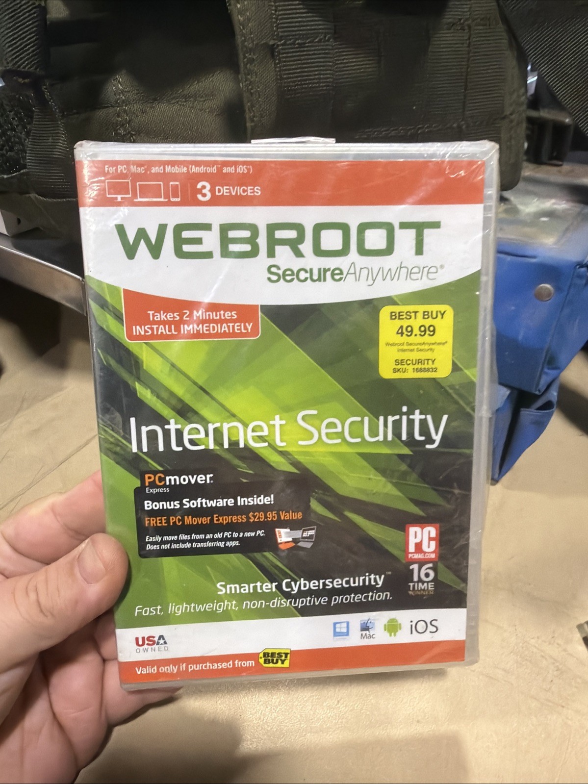 Webroot SecureAnywhere Internet Security 3-Device | NEW Sealed | 2023+ Key Code