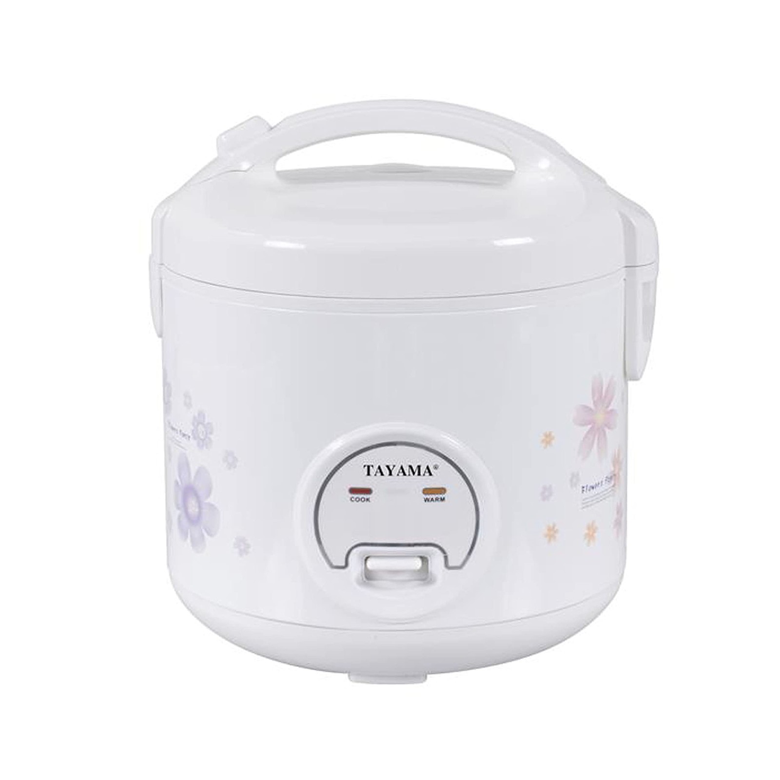 TAYAMA Automatic Rice Cooker & Food Steamer 8 Cup, White 8