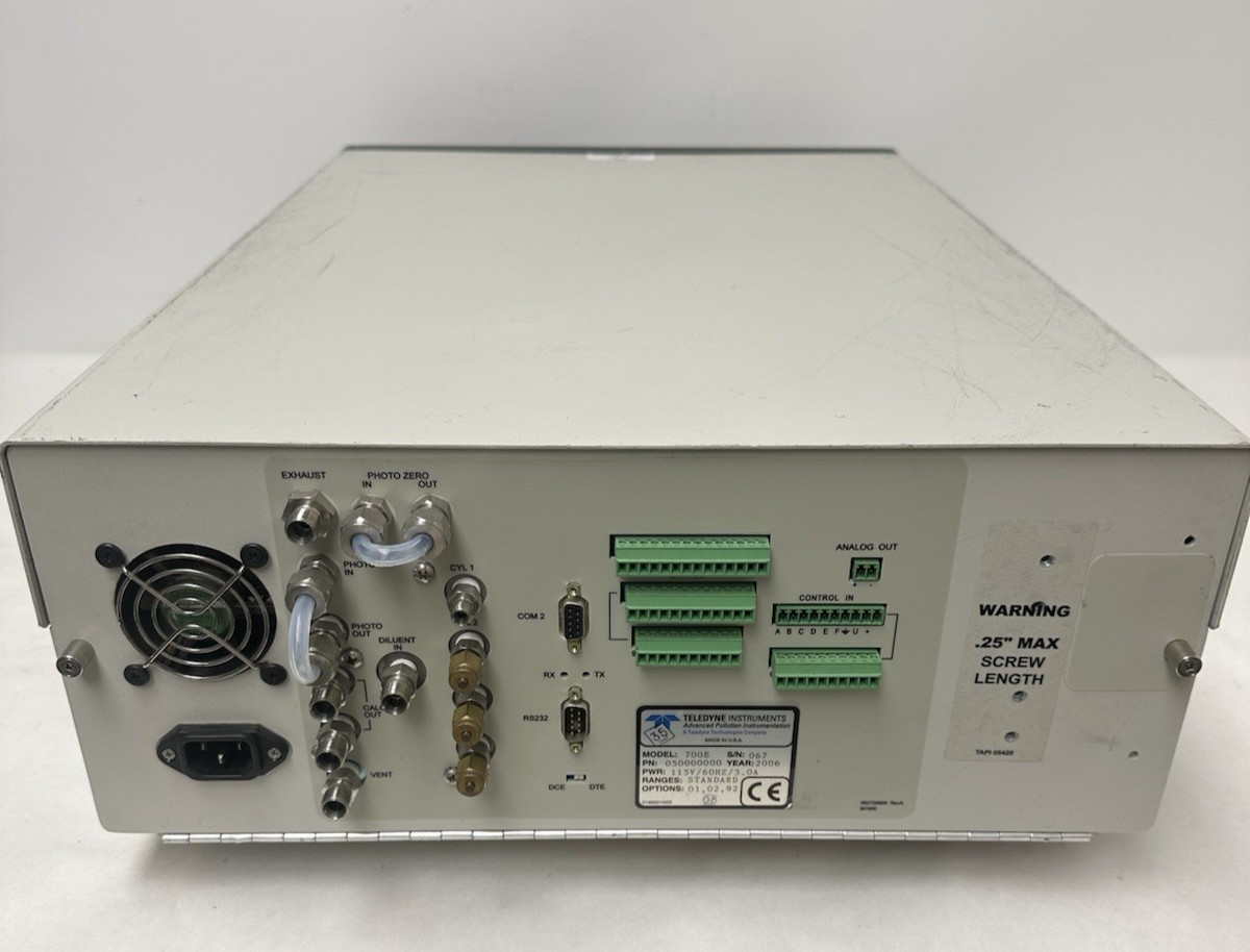Teledyne Instruments Model 700E Dynamic Dilution Calibrator Opt: 01, 02, 92