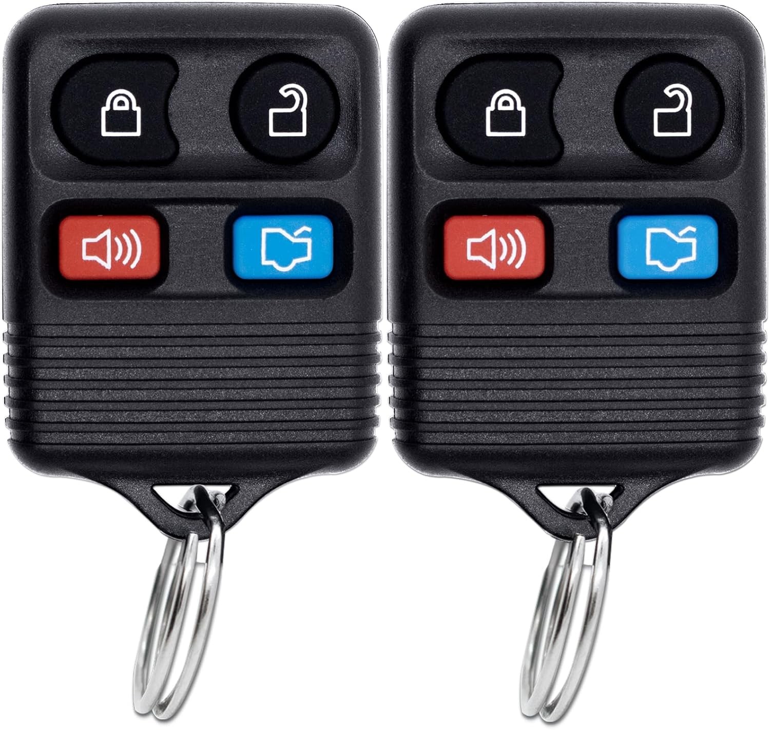 Key Fob Replacement Keyless Entry Remote Car Keys Fits for 1998-20 Size: 4 BTN