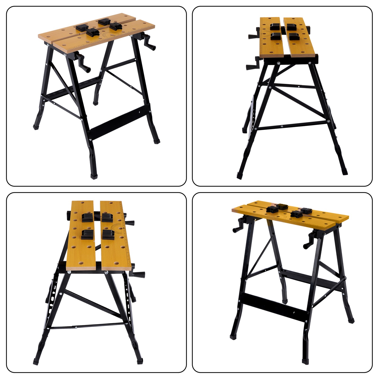 220lbs Adjustable Foldable Workbench Portable Multi-Purpose Work Table