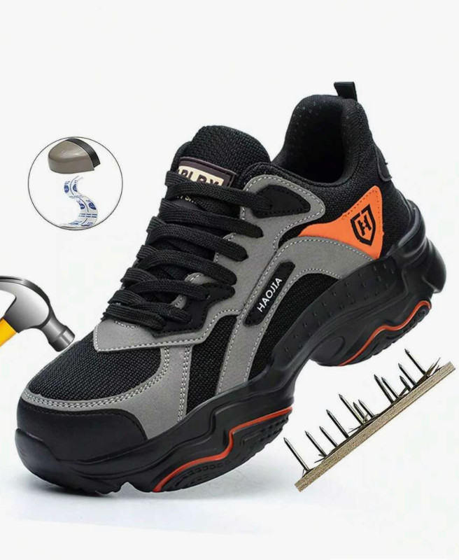 Tenis Zapatos Calzado Con Punta de Acero Zapato de Seguridad Para Mujer Hombre U