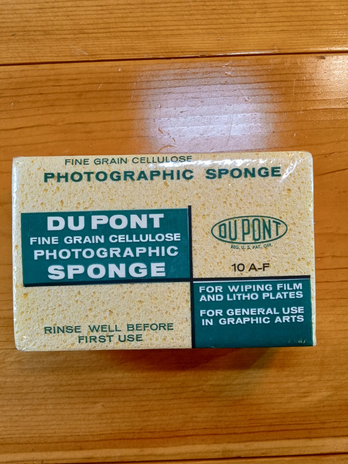 Vintage Dupont Fine Grain Cellulose Photographic Sponge 10 A-F🧽🧽🧽🧽