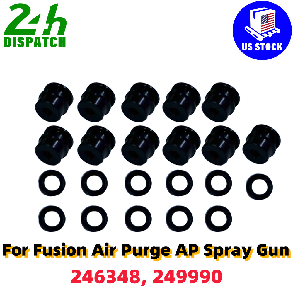 11PCS For Fusion Air Purge AP Spray Gun 246348 249990 Side Seals Kit