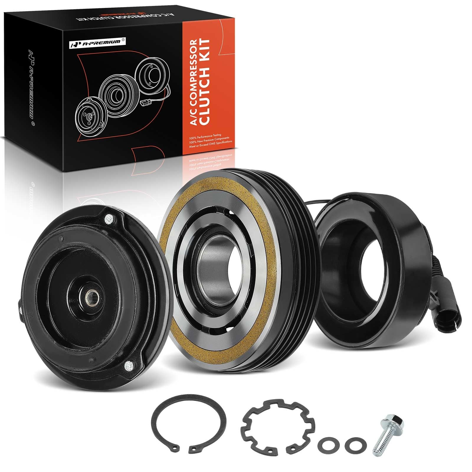 A-Premium Air Conditioner AC Compressor Clutch Kit